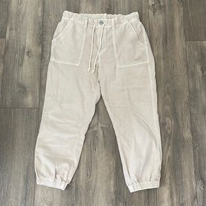 Womens American Eagle Linen-Jean Pants